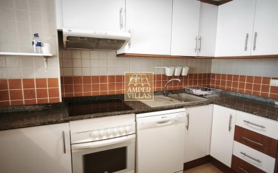 A sunny apartment with lovely wide views and a large terrace.